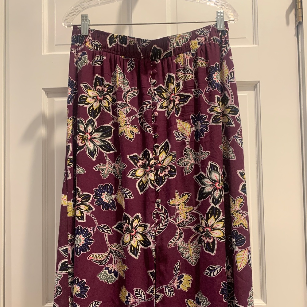 Loft floral skirt